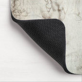 馬の勉強-レオナルド・ダ・ヴィンチ マウスパッド (コーナー)