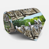 馬の動物を駆ける ネクタイ (ロール)