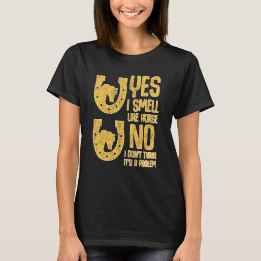 馬の匂いがする Tシャツ (正面)