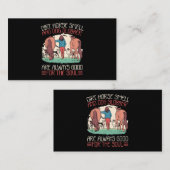 馬の匂いと犬の怠け馬と犬の恋人 名刺 (正面/裏面)