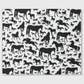 馬の包装紙またはデコページ ラッピングペーパー (フラット)