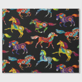 馬の包装紙 ラッピングペーパー (フラット)