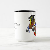 馬の卒業のマグの年はそれをカスタマイズ! マグカップ (中央)
