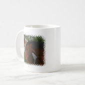 馬の友人のコーヒー・マグ コーヒーマグカップ (正面左)