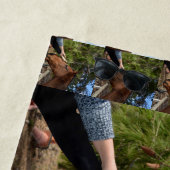 馬の友人の永遠に、ビーチタオル ビーチタオル (インサイチュ)