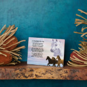 馬の友人の詩のプラーク フォトプラーク (側面)