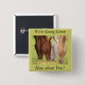 馬の友達 缶バッジ (正面&裏面)