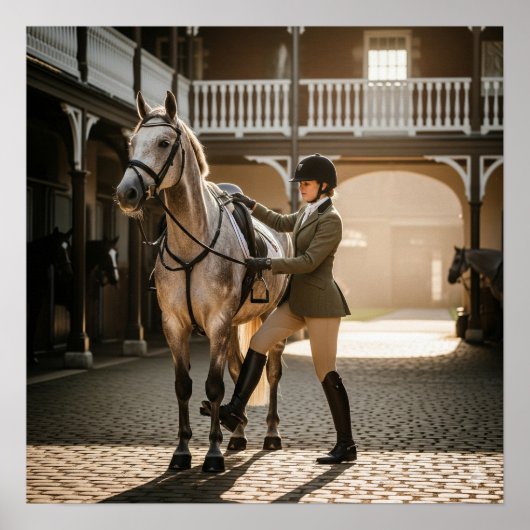 馬の取り付け ポスター (正面)