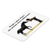 馬の可撓性磁石付きピンナップ女性のカーボーイ マグネット (左側)