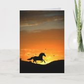 馬の同情カード カード (正面)