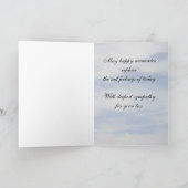 馬の同情カード カード (内部)