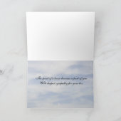 馬の同情カード カード (内部)