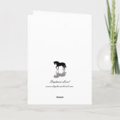 馬の同情カード カード (裏面)