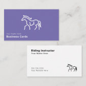 馬の名刺 名刺 (正面/裏面)