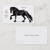 馬の名刺 名刺 (正面/裏面)