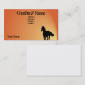馬の名刺 名刺 (正面/裏面)
