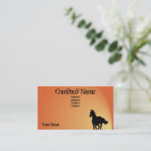 馬の名刺 名刺 (スタンド正面)