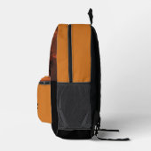 馬の名前を愛するサンセットガールパーソナライズされたズ プリントバックパック (右)