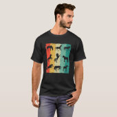 馬の品種 馬術 乗馬 馬 R Tシャツ (正面フル)