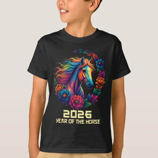 馬の喜びの中国の1 Tシャツ (正面)
