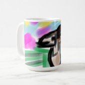 馬の喜び コーヒーマグカップ (正面左)