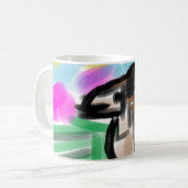 馬の喜び コーヒーマグカップ (正面左)