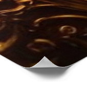 馬の回転木馬カラフル抽象芸術超 ポスター (角)