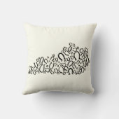 馬の国の装飾用クッション クッション (裏面)