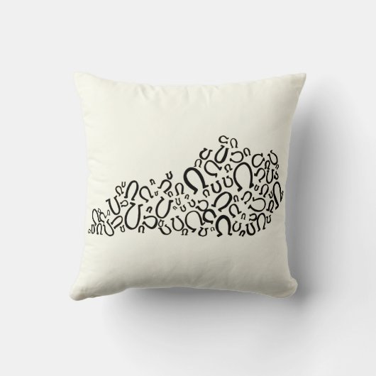 馬の国の装飾用クッション クッション (裏面)