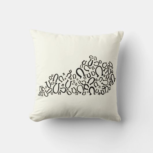 馬の国の装飾用クッション クッション (正面)