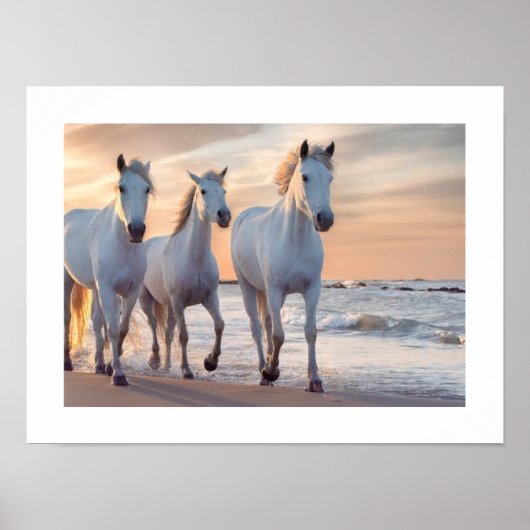 馬の壁の装飾 ポスター (正面)