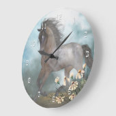 『馬の壁時計』 ラージ壁時計 (傾斜)