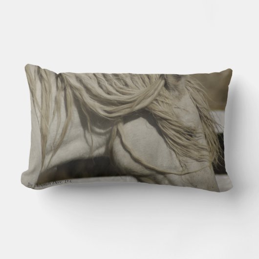 馬の夢 ランバークッション (正面)