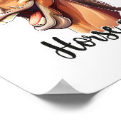 馬の女おもしろいの子 ポスター (角)