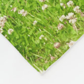 馬の女の子の乗馬の牧草地パーソナライズ フリースブランケット (角)