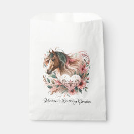 馬の女の子の誕生日 フェイバーバッグ