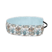 馬の女の子女性のカーボーイパターンターコイズフローラ アスレチックヘッドバンド (右)