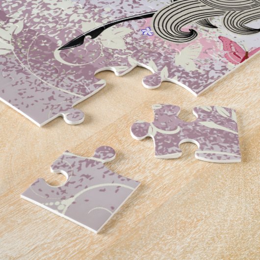 馬の女の子 ジグソーパズル (側面)