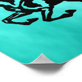 馬の女の子、馬のポスター ポスター (角)