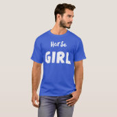 馬の女の子 Tシャツ (正面フル)