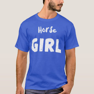 馬の女の子 Tシャツ