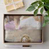 馬の女性の乗馬レディフローラデコページ 薄葉紙 (ギフト)