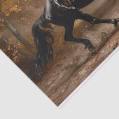 馬の威厳のあるギャロッピングの切り離 薄葉紙 (詳細)