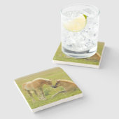 馬の子馬 ストーンコースター (横)