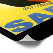 馬の安全の第2次世界大戦プリント ポスター (角)