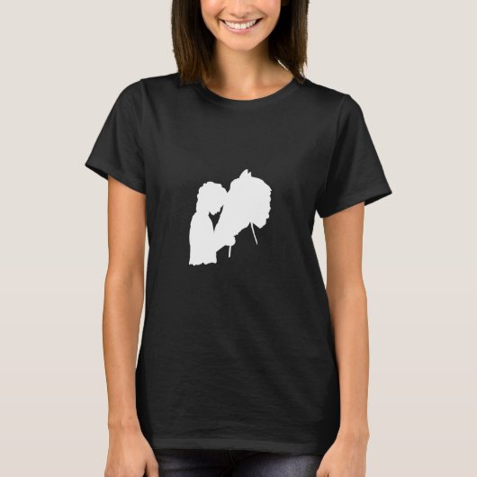 馬の少女たち 厩舎で乗馬, Tシャツ (正面)