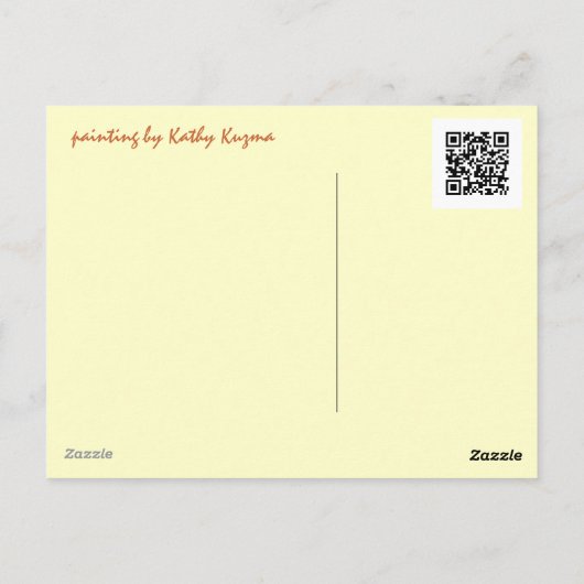 馬の峡谷 ポストカード (裏面)