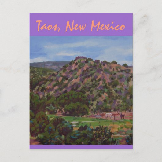 馬の峡谷 ポストカード (正面)