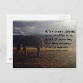 馬の希望 ポストカード (正面/裏面)