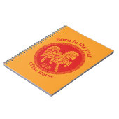 馬の年に生まれた – 中国の十二支 ノートブック (左側)